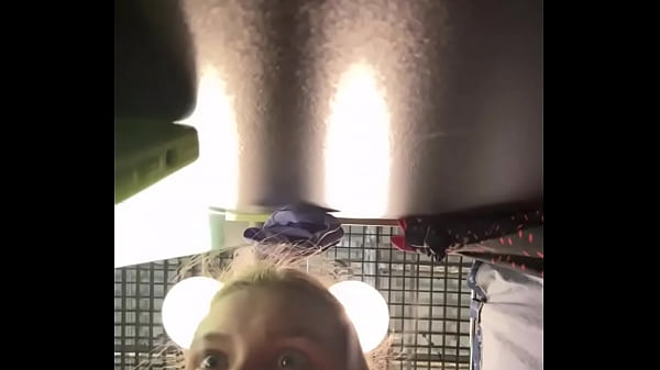 Public masturbate. Double penetrating in the changing room