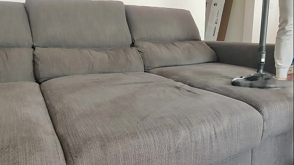 hiden camera caught cousin inside the sofa showing feet soles