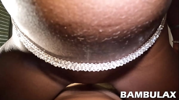 Ebony teen POV blowjob and creampie pussy