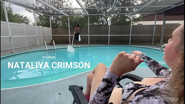 White Wives Matter 8 - Cheating blonde wife fucking her sweaty new black pool guy who fucks way too fast