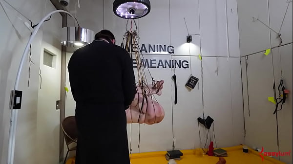 Ass fucked BDSM babe in anal domination