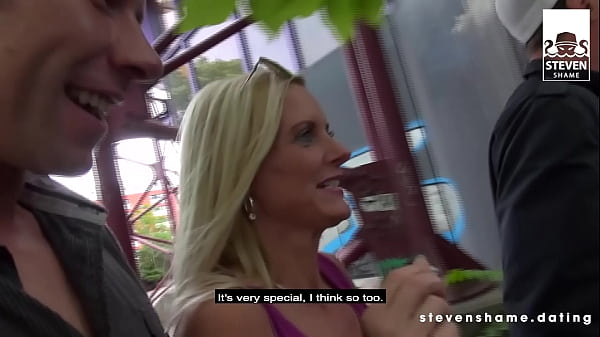 OUTDOOR HOOK UP for BLONDE SLUT MILF Dirty Tina: 2 BIG COCKS & 2 CUMSHOTS - StevenShame.dating