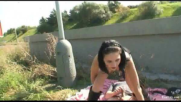 Naughty Couple Public Sex Roadside
