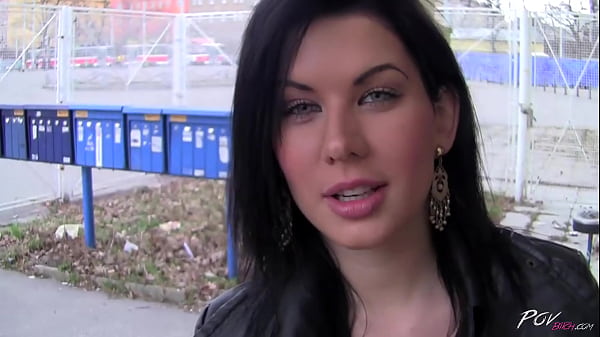 Sandra showing hot POV public dick sucking and facial