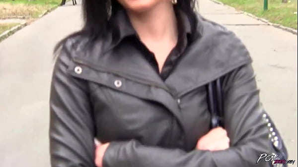 Sandra showing hot POV public dick sucking and facial
