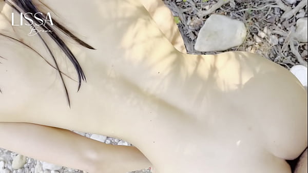 walk and sex outdoors, fucking interrupted by something unexpected, the best blowjob and cum in my ass