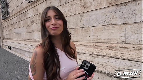 BJRAW Silvia Soprano deepthroats and gags on a big dick