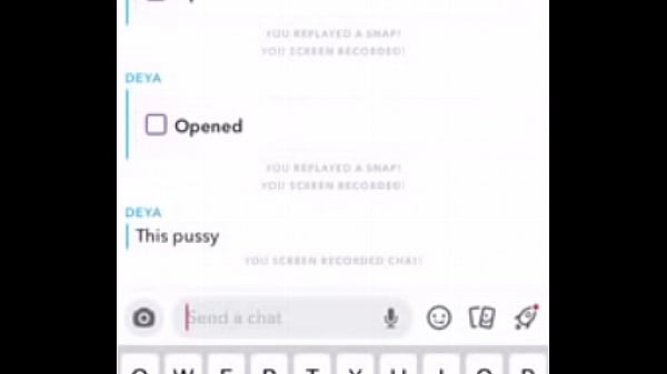 Teen Latina slut snapchats a video of her pussy for me