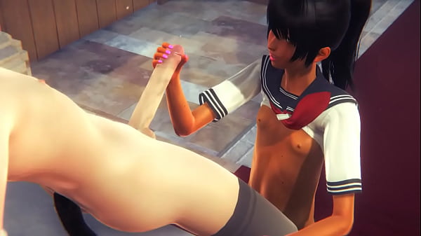 Yaoi Femboy - Simon Masturbação em uma Igreja - Sissy crossdress Japonês Asiático Mangá Anime Jogo Porn Gay