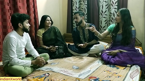 Amazing hot sex..Indian hot bhabhi swaping with Hindi hot family sex