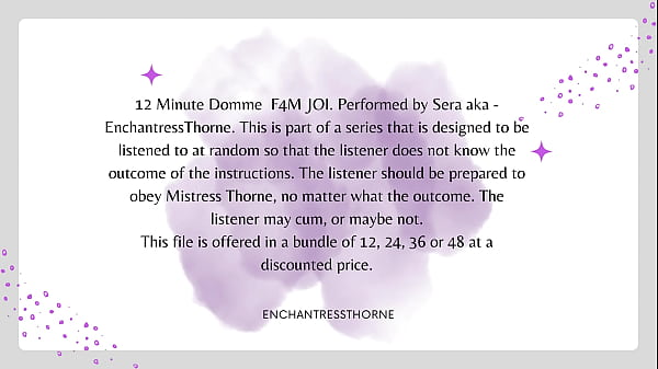 F4M FemDom JOI 12 Thumbnail