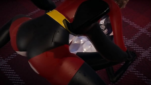 Incredibles - Double Futa - Violet Parr gets creampied by Helen - 3D Porn