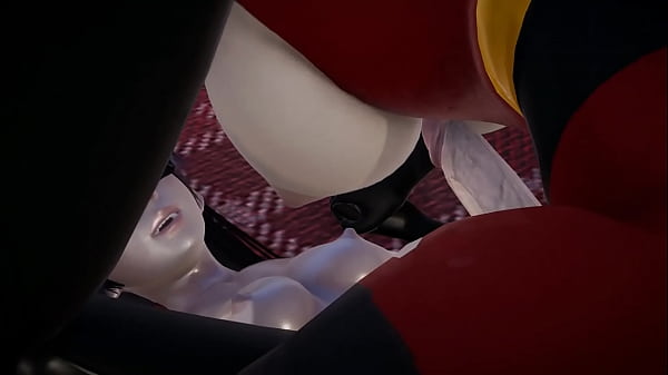 Incredibles - Double Futa - Violet Parr gets creampied by Helen - 3D Porn