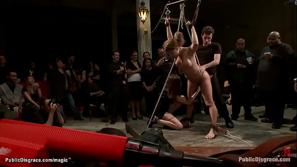 Slave dp ffm banged in public