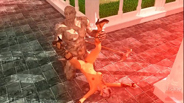 Pussy-hunting reptilian. Monster Sex 3D