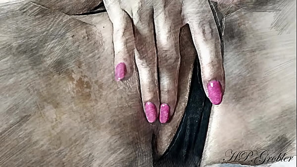 Erotic Sketch - Rubbing Pussy with Color Stop Motion Thumbnail