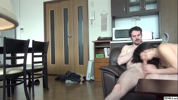 Japanese MILF hotwife with foreigner while husband watches