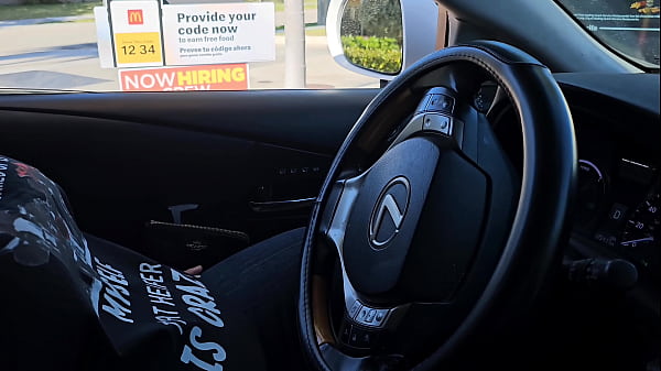 I Asked A Stranger On The Side Of The Street To Jerk Off And Cum In My Ice Coffee (Public Masturbation) Outdoor Car Sex