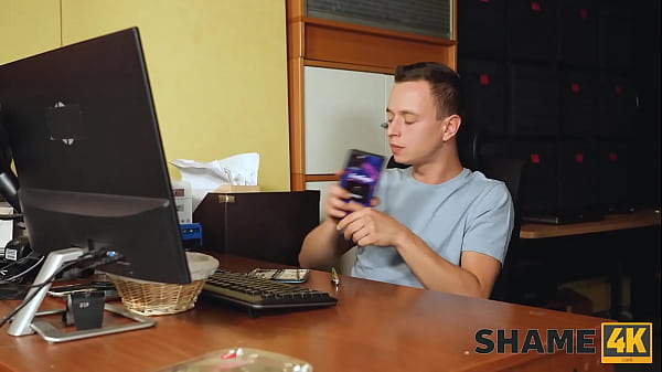 SHAME4K. Big Time Dildo Addict