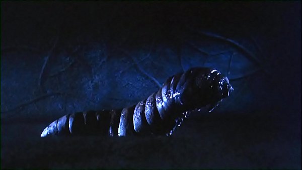 Worm Sex Scene From The Movie Galaxy Of Terror : The giant worm loved and impregnated the female officer of the spaceship.