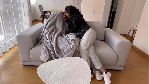 Curing my stepsister's flu with sex dirtying my stepmom's new sofa.