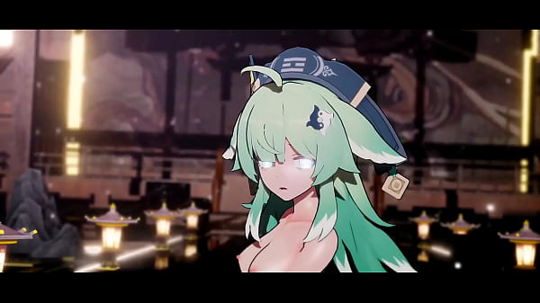 Honkai Star Rail Huohuo Hentai Fox Girl Kitsune Nude Dance Hit And Run Mmd 3D Emerald Tail (CLIP) Thumbnail