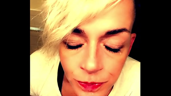 HORNY BLONDE SLUT LONG TONGUE DROOL CUMPILATION HIGHLIGHTS OF LEAKED CLIPS