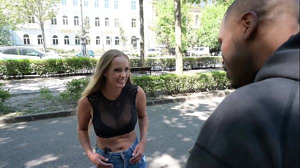 Adventurous Blonde Babe Kinuski Gets Picked Up For Interracial DP Threesome GP3211 Thumbnail