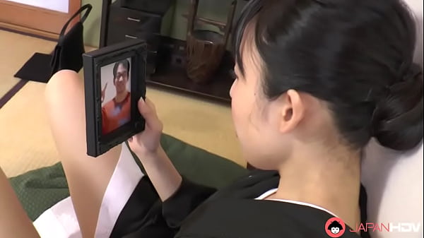 Japanese kimono lady, Manami Ueno got horny, uncensored