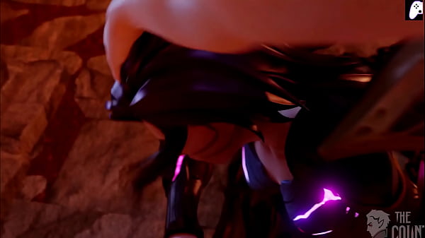 (4K) Very naughty hot and curious women play with a hard penis fucking it and making it cum hard | 3D Hentai