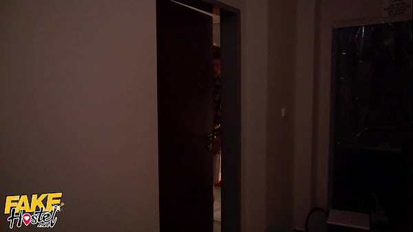 Fake Hostel Pillow Fighting Babes get their Pussies Fucked Hard by a huge cock