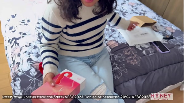 The toxic lesbian I live with uncovered my Honey Play Box and now I have to fuck her!!!