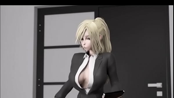 3d model stepmom enjoy in office