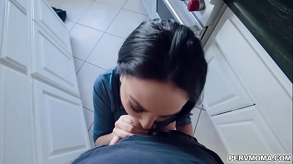 Brooke Beretta tasting her stepsons cock and taking it deep inside her mouth and throat