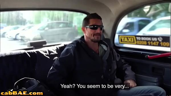 BWC pussybanging in the car for cab slut by her client