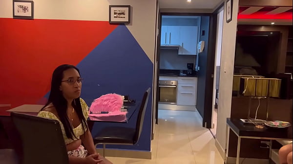 Fucking a girl next to my wife, English captions