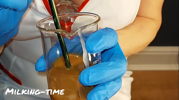 CFNM Nurse Part 5: Slut Wife Drinks Sperm Sample (Milking-time)