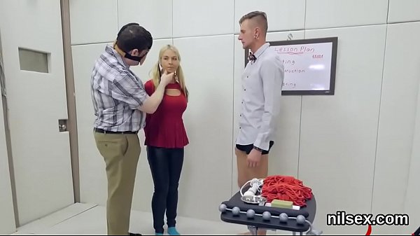 Kinky teenie was brought in anal nuthouse for harsh therapy