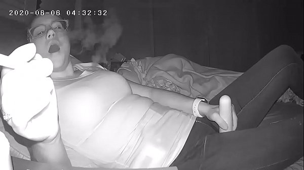 Horny Slut in Very Tight Jeans Plays with Her Pussy Before Work SPY CAM