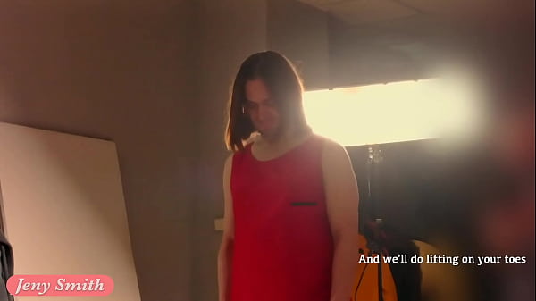 Erotic stretching class prank with Jeny Smith