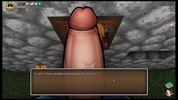 HornyCraft [Minecraft Parody Hentai game PornPlay ] Ep.39 Giant yoga pants thighjob