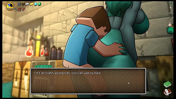 HornyCraft [Minecraft Parody Hentai game PornPlay ] Ep.39 Giant yoga pants thighjob