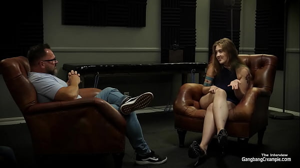 Gangbang Creampie - Lesbian Cutie Electra Decides To Do A Hot Interracial Gangbang! Can The Guys Turn Her Over With Their Creampies In Her Pussy??