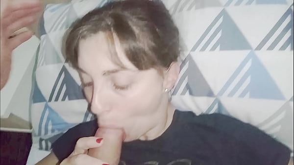 POV blowjob with cumshot in mouth