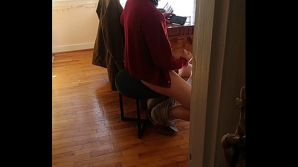 caught him jerking off, I spied on him watching porn till he came