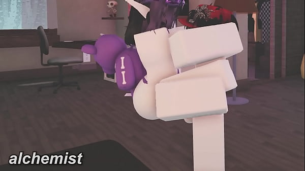 Fucking a fan girl in a Roblox Condo