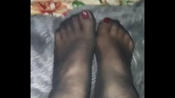 Goddess Cedez feet in stockings Thumbnail