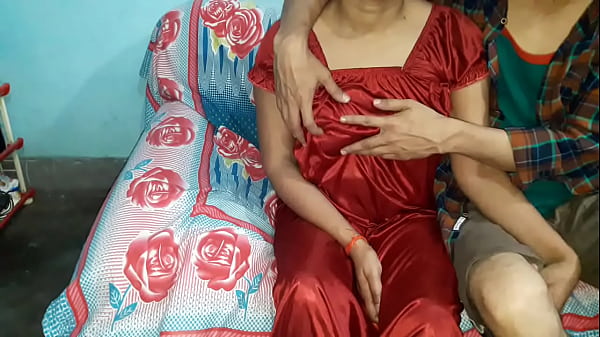 Indian wife night with nighty