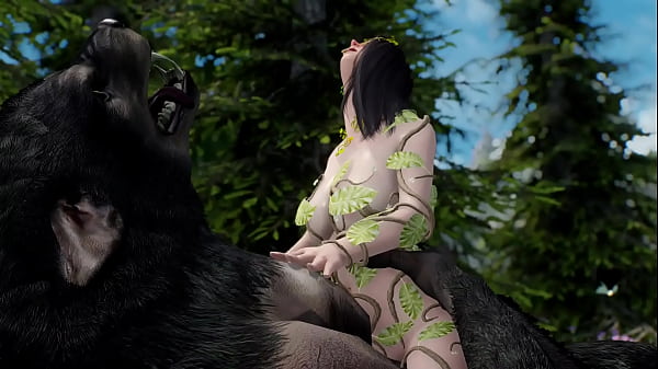 Elf Fucks Werewolf [UNCENSORED] 3D Monster Porn