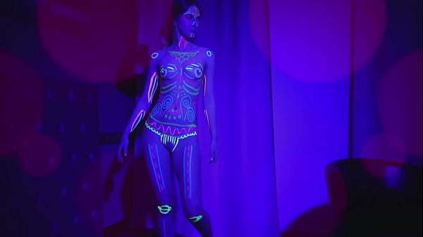 Nikki Gia - the black light dance Thumbnail